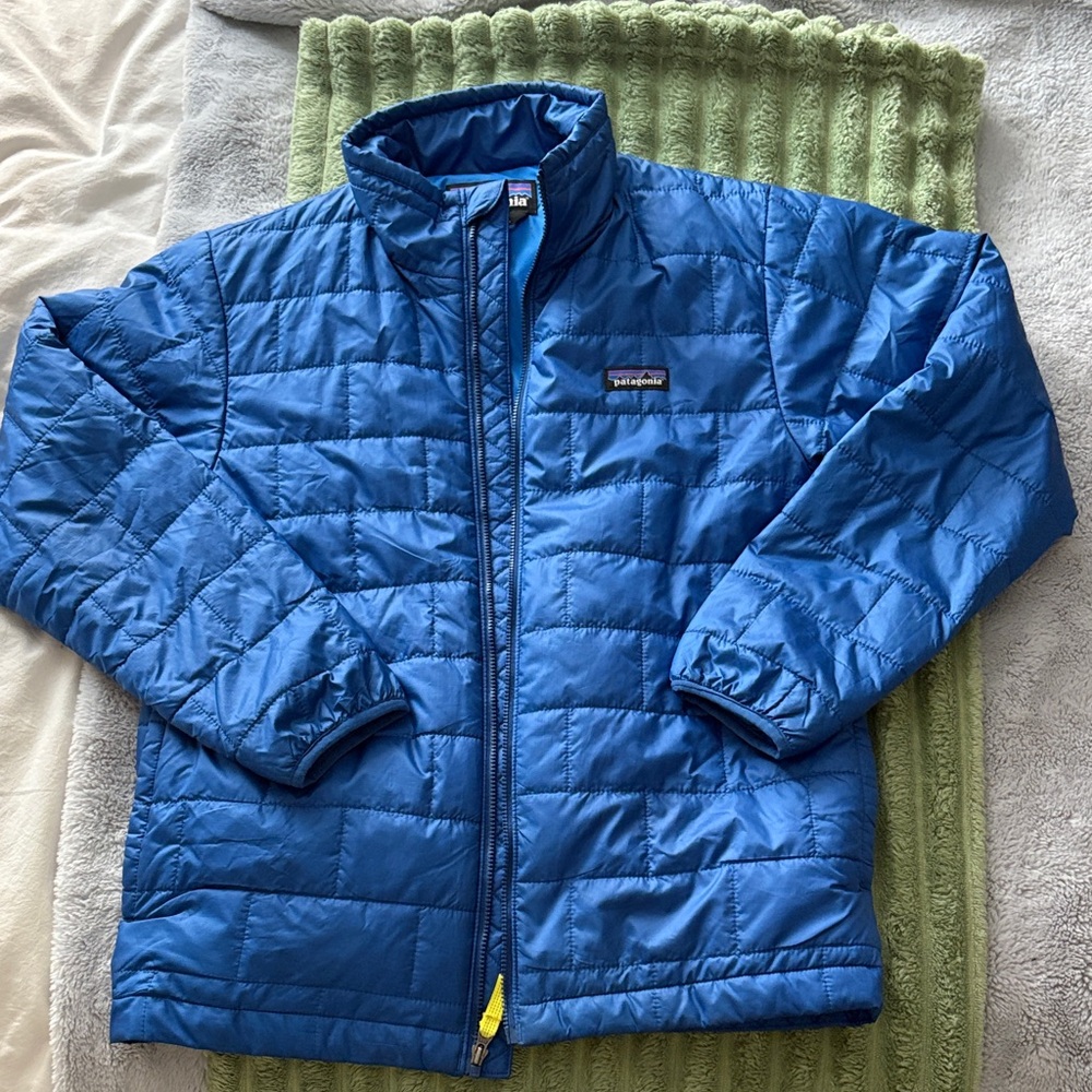 Patagonia Kids Blue Puffer Jacket